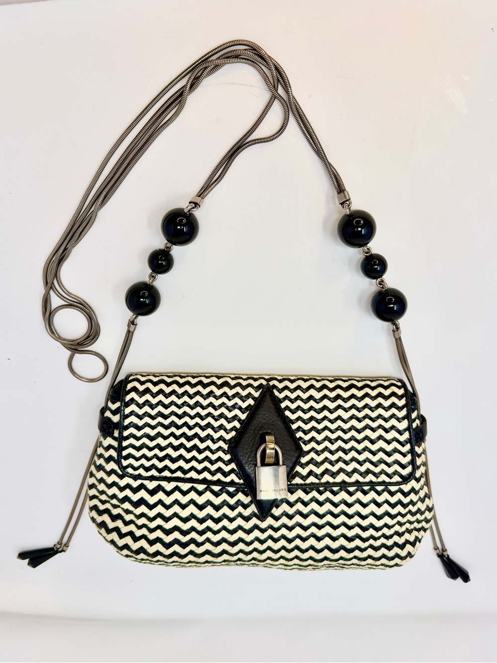 Marc Jacobs Beatnik Aztec Woven Leather Bag 2010 runway collection - VERY rare